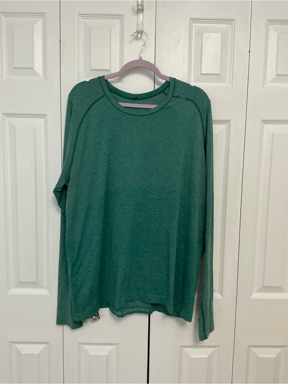 Lululemon Teal Long Sleeve Athletic Top